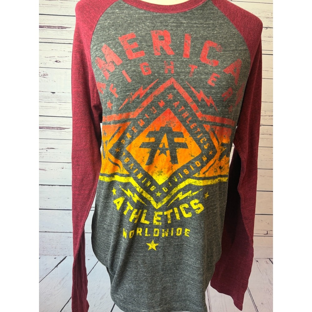 American Fighter BKE Graphic T-Shirt long sleeve shirt Mens Small Athletics Tee